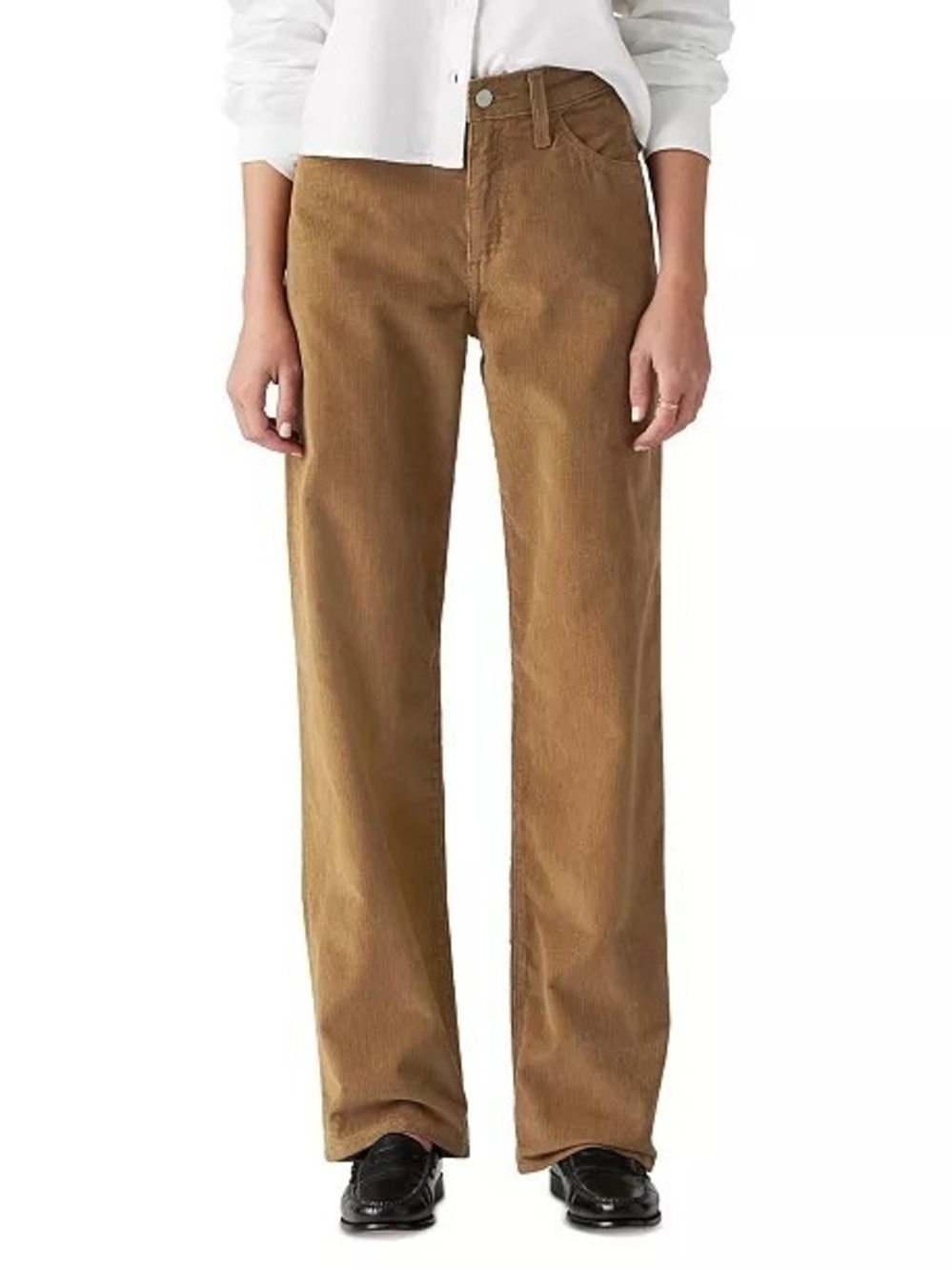 Levi's Women's High-Waisted Straight-Leg Pure Cotton Corduroy Pants (30x30)